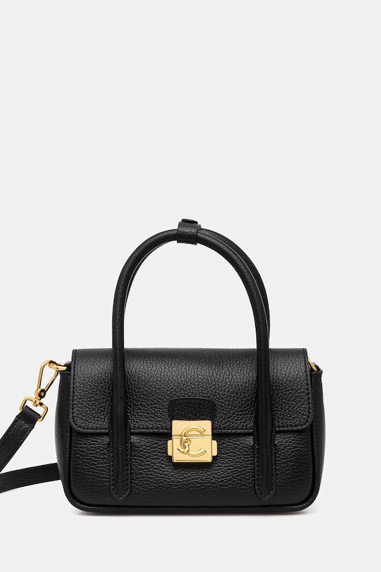 Coccinelle torebka skórzana skóra licowa czarny E5.U4K.58.01.01