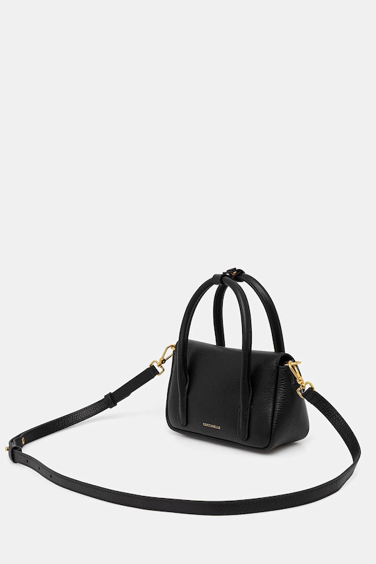 Coccinelle torebka skórzana E5.U4K.58.01.01 czarny SS26