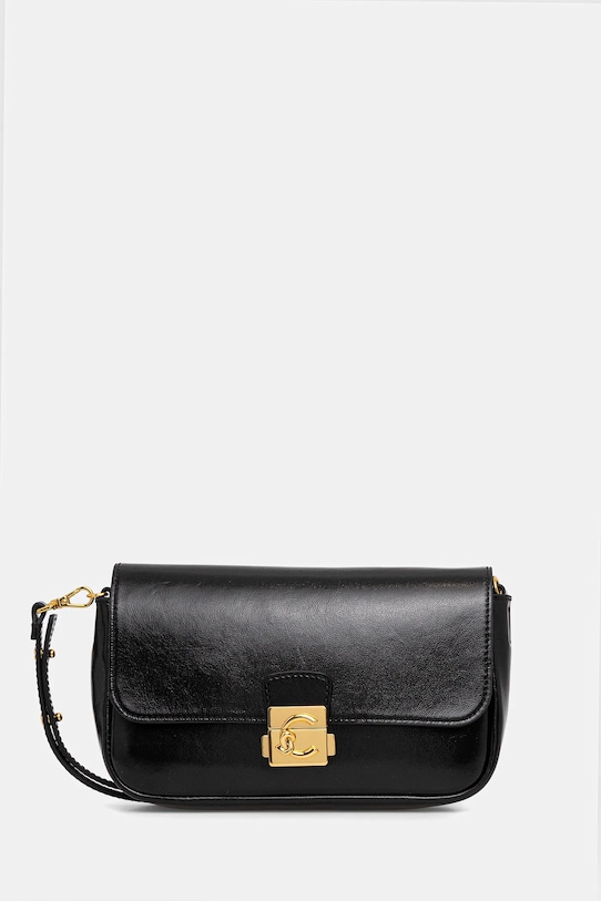 Coccinelle torebka skórzana skóra licowa czarny E5.U4M.52.01.01