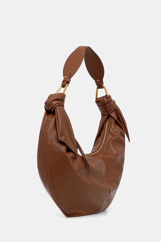 Usnjena torbica Coccinelle FUROSHIKI E1.U1A.13.01.01 rjava SS26