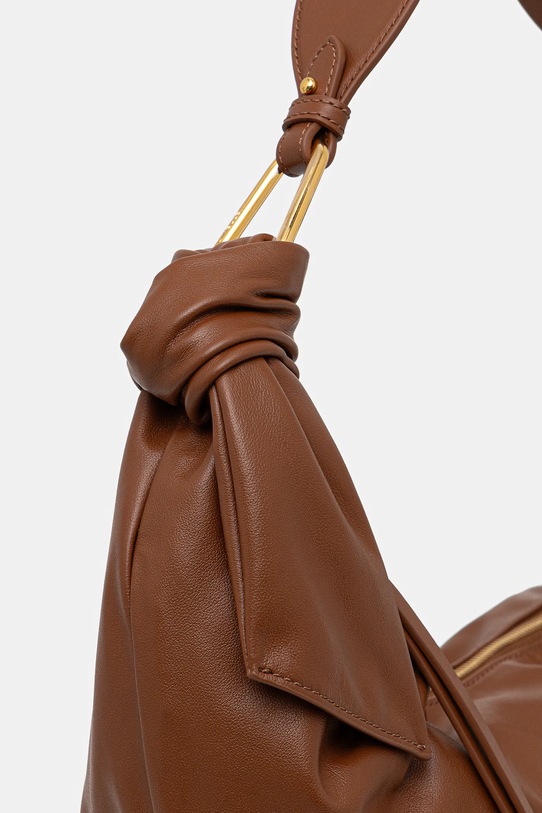 Coccinelle torebka skórzana FUROSHIKI brązowy E1.U1A.13.01.01