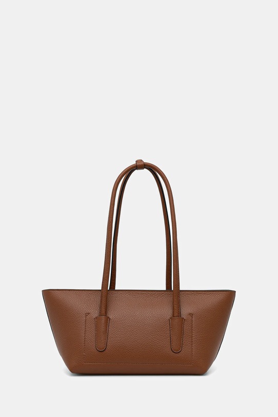 Akcesoria Coccinelle torebka skórzana DOUBLE BEAT E1.T8A.11.03.01 brązowy