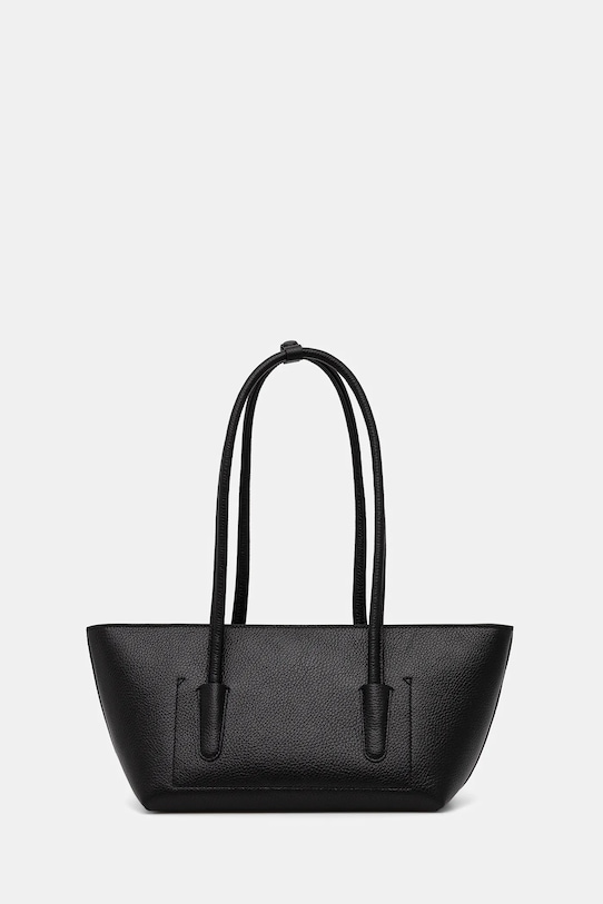 Akcesoria Coccinelle torebka skórzana DOUBLE BEAT E1.T8A.11.03.01 czarny