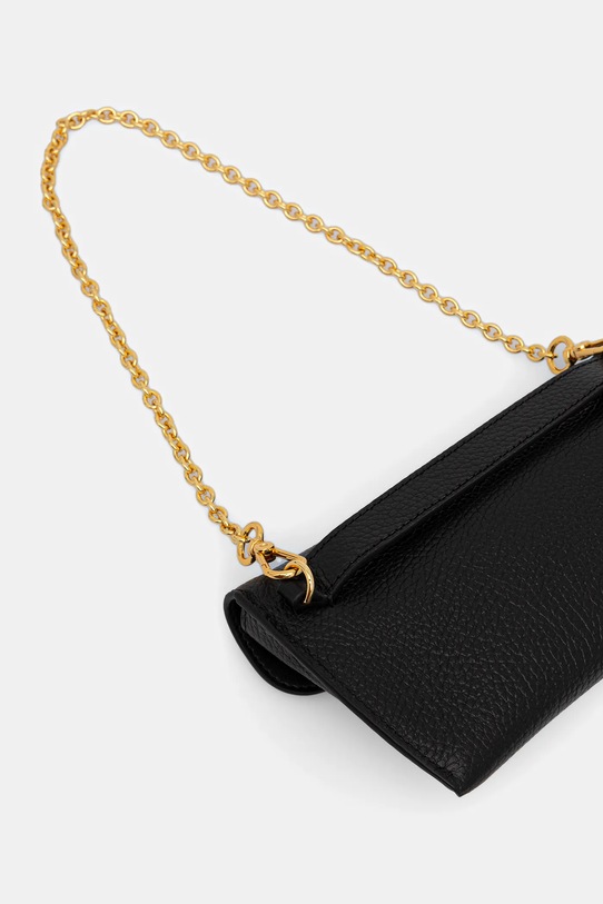 Coccinelle torebka skórzana DOUBLE BEAT E1.T8A.11.03.01 czarny