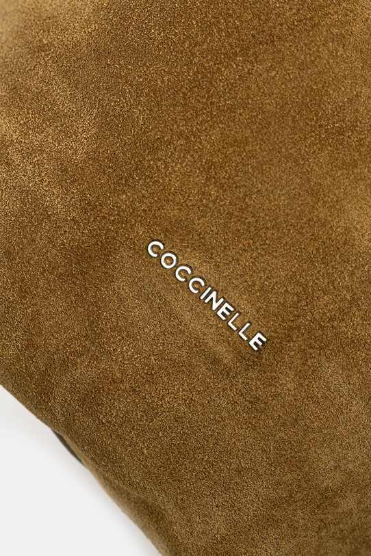 Coccinelle torebka zamszowa zielony E1.THE.11.02.01