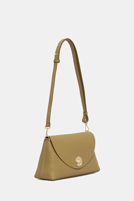 Coccinelle geantă de piele NIKLA E1.TOA.12.01.01 verde SS26