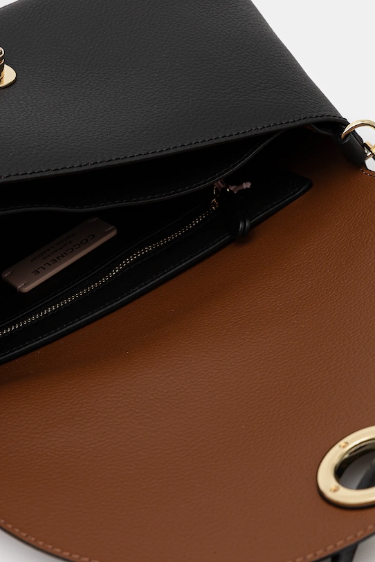 Kožená kabelka Coccinelle NIKLA E1.TOA.12.01.01 čierna