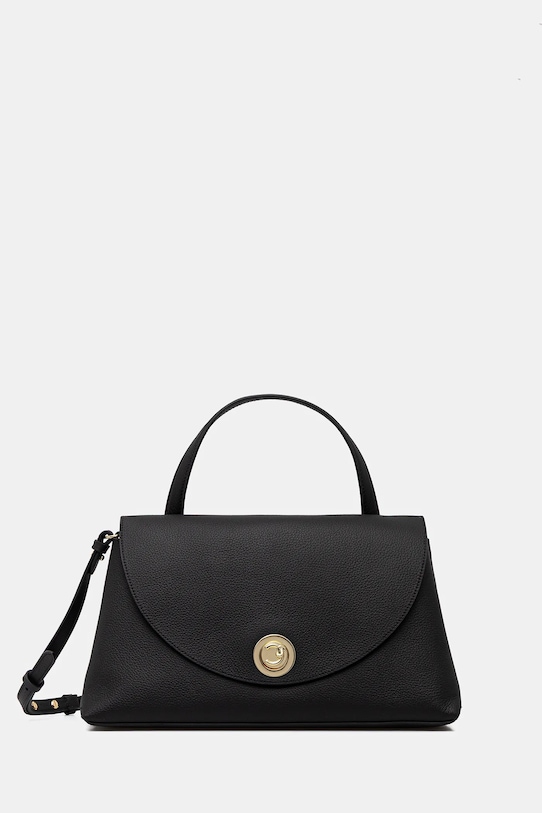 Coccinelle torebka skórzana NIKLA skóra licowa czarny E1.TOA.18.01.01