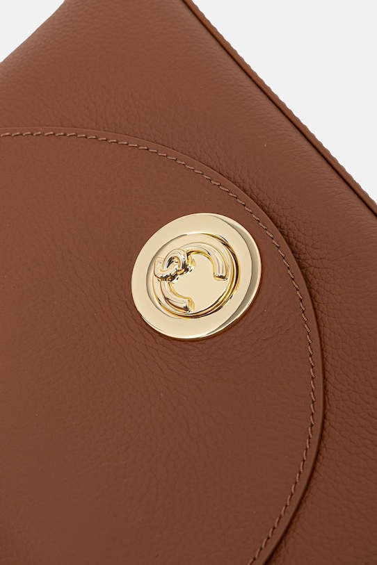 Kožená kabelka Coccinelle NIKLA E1.TOA.18.02.01 hnědá