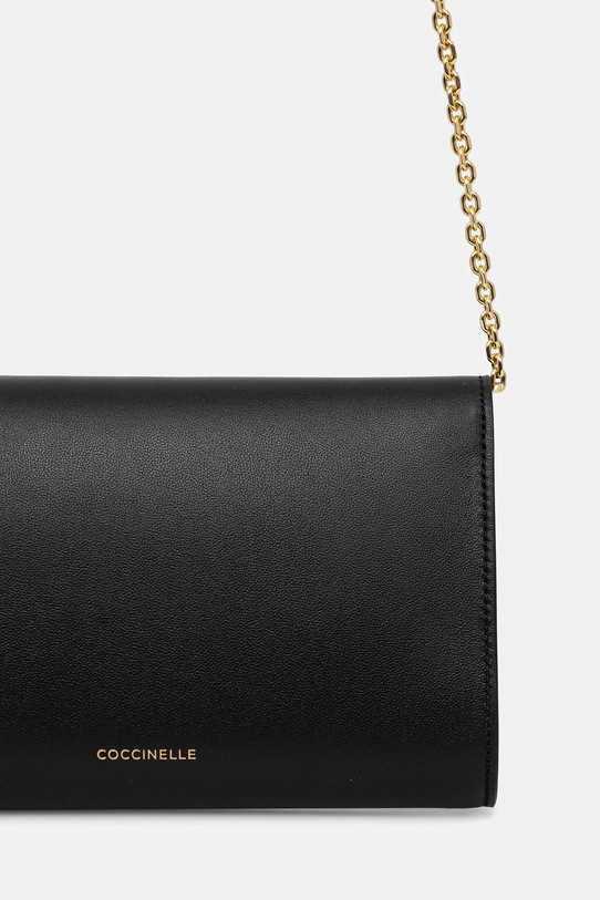 Akcesoria Coccinelle torebka skórzana NIKLA SMOOTH E1.TOB.15.01.01 czarny
