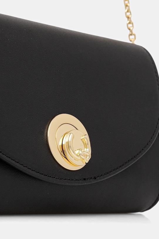 Coccinelle torebka skórzana NIKLA SMOOTH czarny E1.TOB.15.01.01