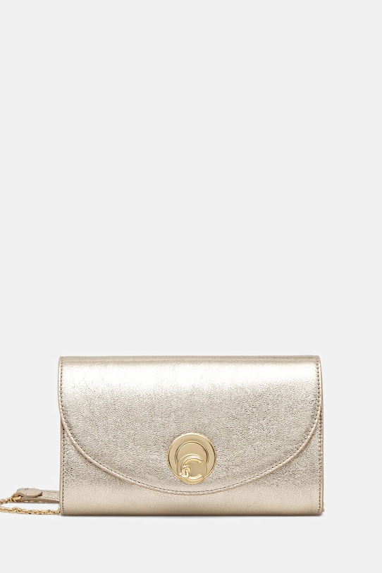 Coccinelle torebka skórzana NIKLA SMOOTH skóra licowa złoty E1.TOB.15.01.01