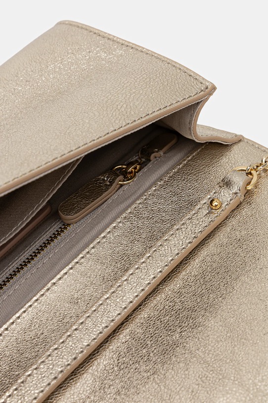 Coccinelle torebka skórzana NIKLA SMOOTH złoty E1.TOB.15.01.01