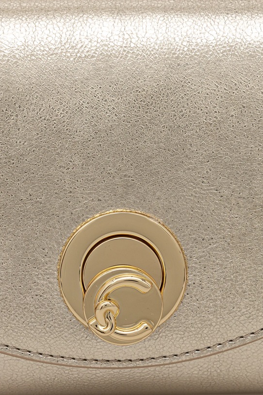 Coccinelle torebka skórzana NIKLA SMOOTH E1.TOB.15.01.01 złoty