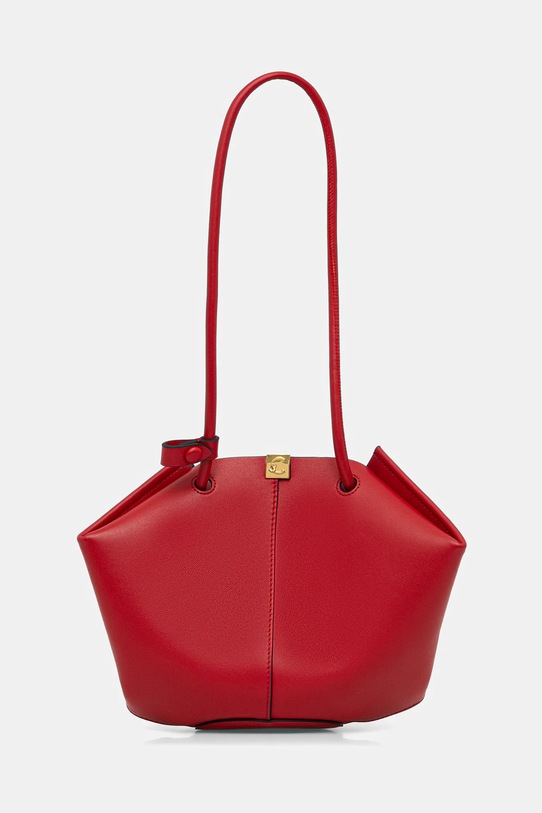 Coccinelle torebka skórzana KAMY skóra licowa czerwony E1.U2L.11.03.01