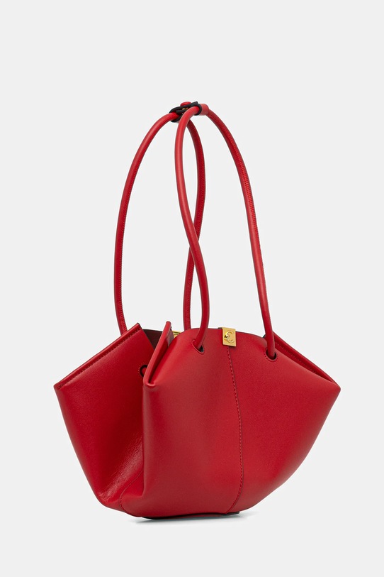 Coccinelle torebka skórzana KAMY E1.U2L.11.03.01 czerwony SS26