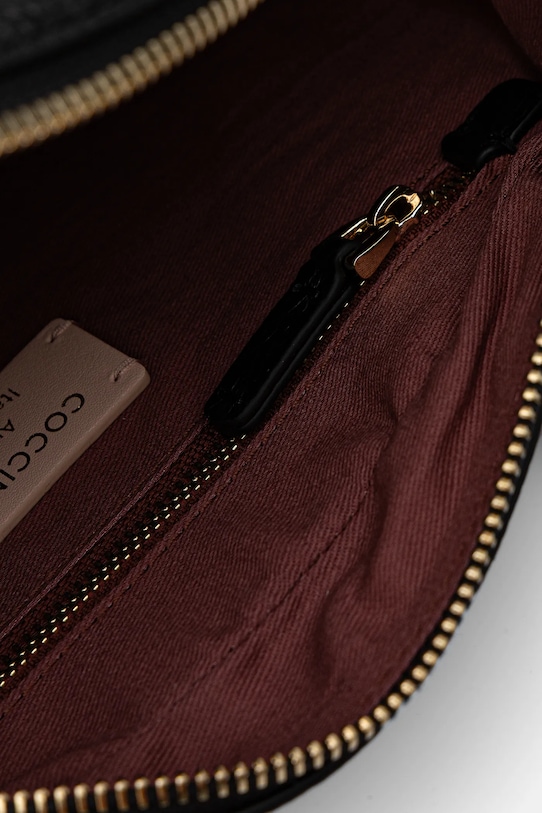 Coccinelle torebka skórzana PAKI czarny E1.U4A.12.02.01