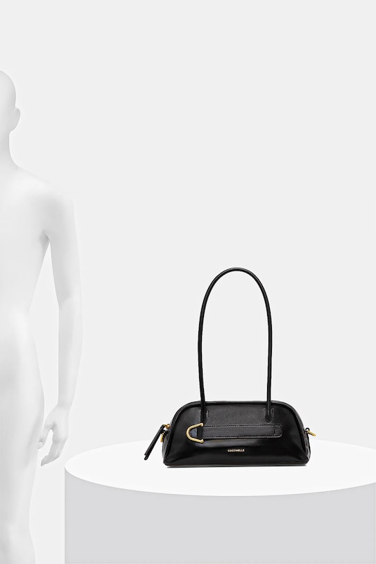 Coccinelle torebka skórzana PAKI SHINY SMOOTH E1.U4B.12.02.01