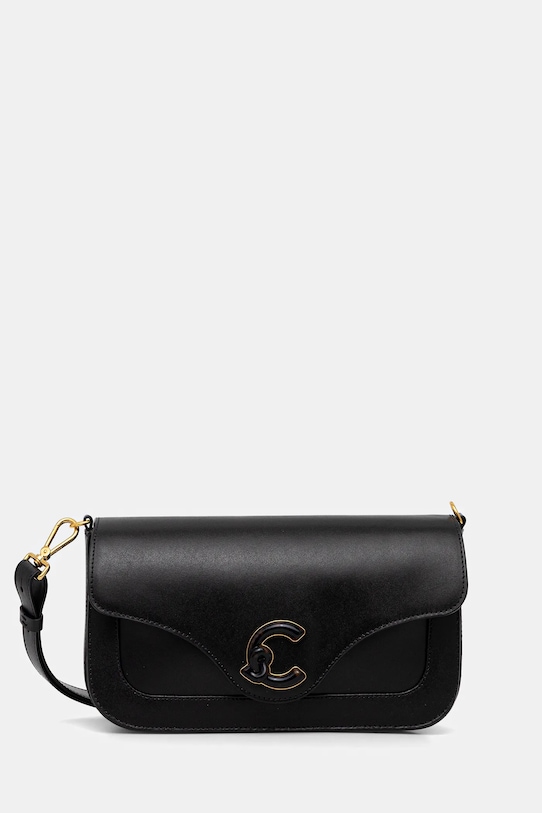 Coccinelle torebka skórzana C-ME CALF&MARB skóra licowa czarny E1.U4G.12.03.01