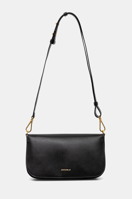 Akcesoria Coccinelle torebka skórzana C-ME CALF&MARB E1.U4G.12.03.01 czarny