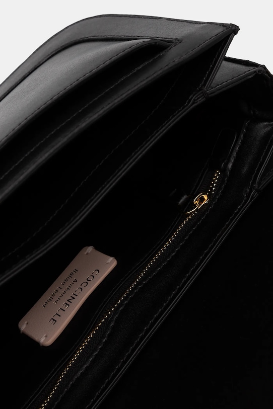 Coccinelle torebka skórzana C-ME CALF&MARB E1.U4G.12.03.01 czarny