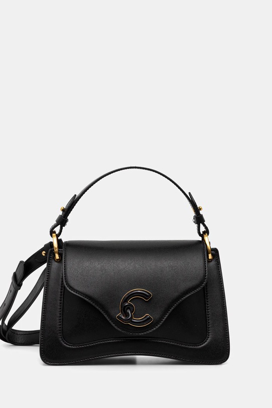 Coccinelle torebka skórzana C-ME CALF&MARB skóra licowa czarny E1.U4G.18.02.01
