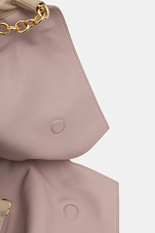 Kožená kabelka Coccinelle SMASH E1.U5F.11.01.01 béžová