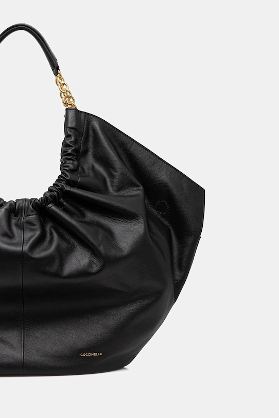 Akcesoria Coccinelle torebka skórzana SMASH E1.U5F.11.01.01 czarny