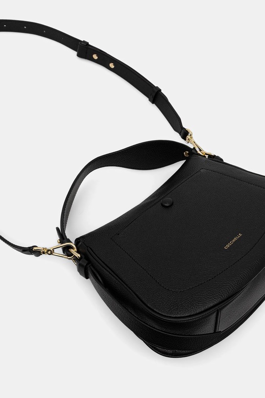 Akcesoria Coccinelle torebka skórzana MAVERY E1.U7F.18.01.01 czarny