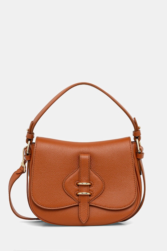 Coccinelle torebka skórzana MAVERY skóra licowa pomarańczowy E1.U7F.18.02.01