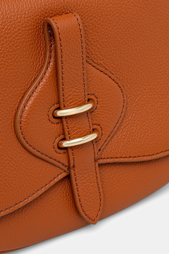 Coccinelle torebka skórzana MAVERY pomarańczowy E1.U7F.18.02.01