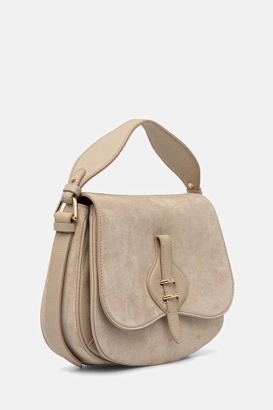 Coccinelle torebka zamszowa MAVERY SUEDE E1.U7H.18.01.01 beżowy SS26