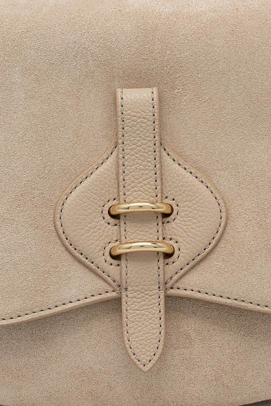 Akcesoria Coccinelle torebka zamszowa MAVERY SUEDE E1.U7H.18.01.01 beżowy