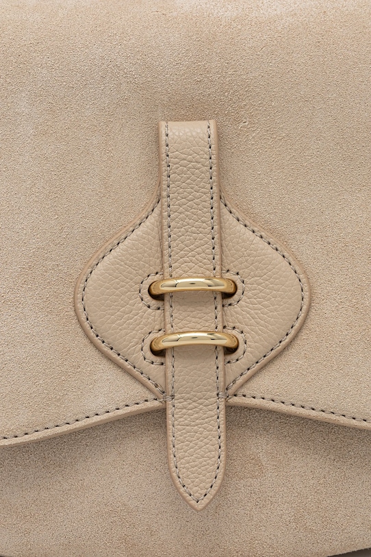 Akcesoria Coccinelle torebka zamszowa MAVERY SUEDE E1.U7H.18.01.01 beżowy