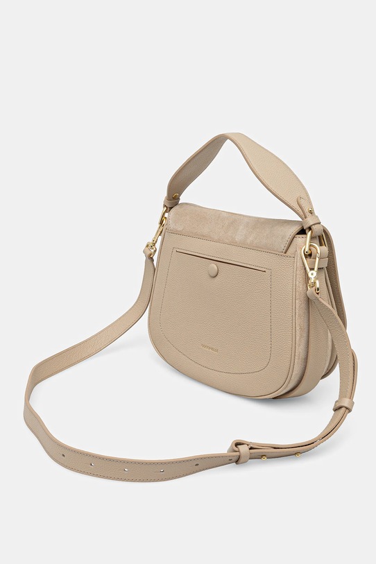 Coccinelle torebka zamszowa MAVERY SUEDE beżowy E1.U7H.18.01.01