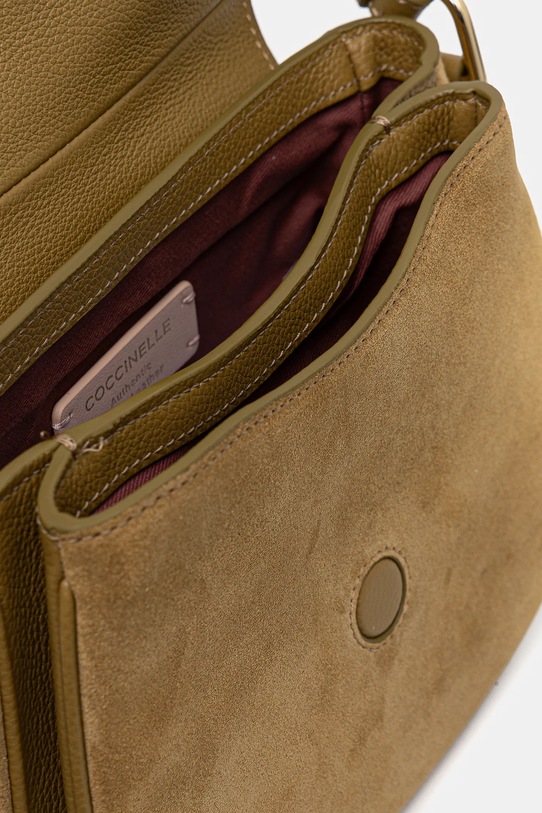 Coccinelle torebka skórzana MAVERY SUEDE E1.U7H.18.02.01 zielony