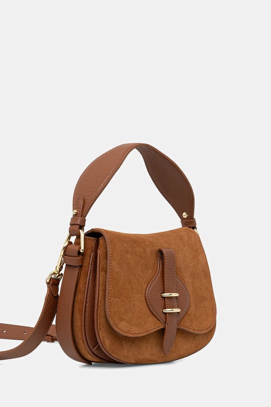 Coccinelle torebka skórzana MAVERY SUEDE E1.U7H.18.02.01 brązowy SS26