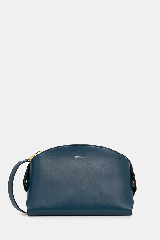 Coccinelle torebka skórzana TYLDE skóra licowa niebieski E1.U7K.12.01.01