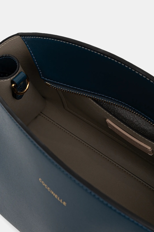 Coccinelle torebka skórzana TYLDE E1.U7K.12.01.01 niebieski