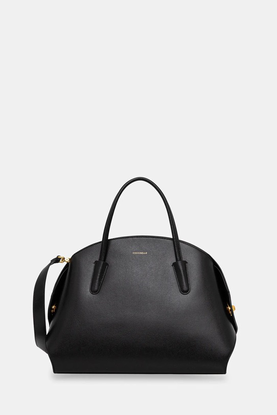 Coccinelle torebka skórzana TYLDE skóra licowa czarny E1.U7K.18.01.01