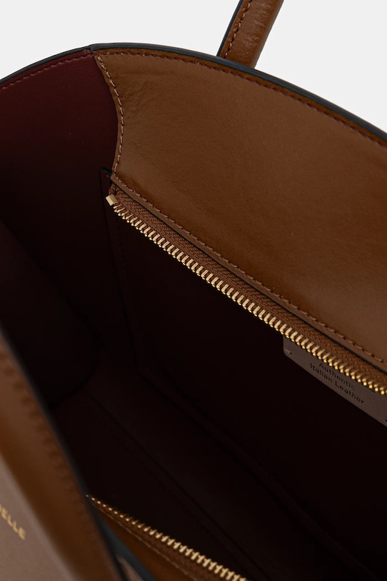 Coccinelle torebka skórzana TYLDE E1.U7K.18.02.01 brązowy