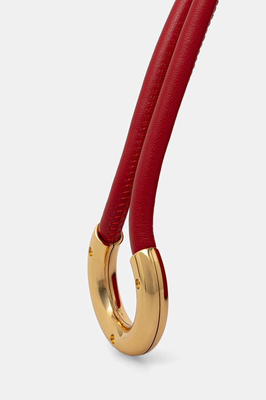 Coccinelle torebka skórzana FINN POUCH czerwony E1.UAA.58.01.01