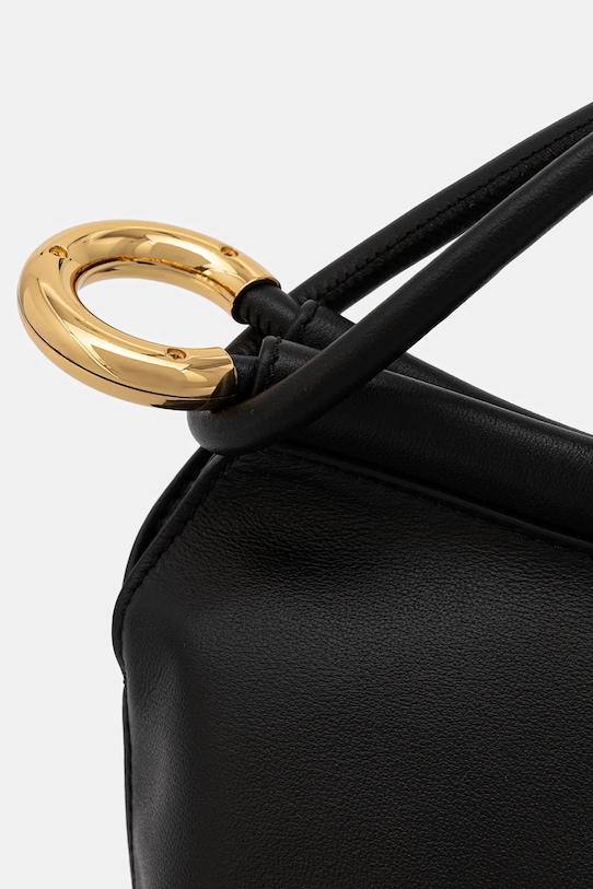 Coccinelle torebka skórzana FINN POUCH czarny E1.UAA.58.01.01