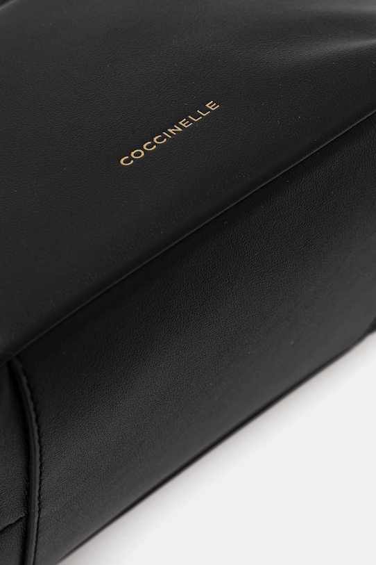 Coccinelle torebka skórzana FINN POUCH czarny E1.UAA.58.01.01