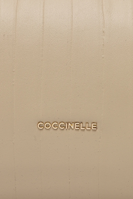 Coccinelle torebka skórzana BOHEME PLISSE E1.UT1.13.03.01 beżowy