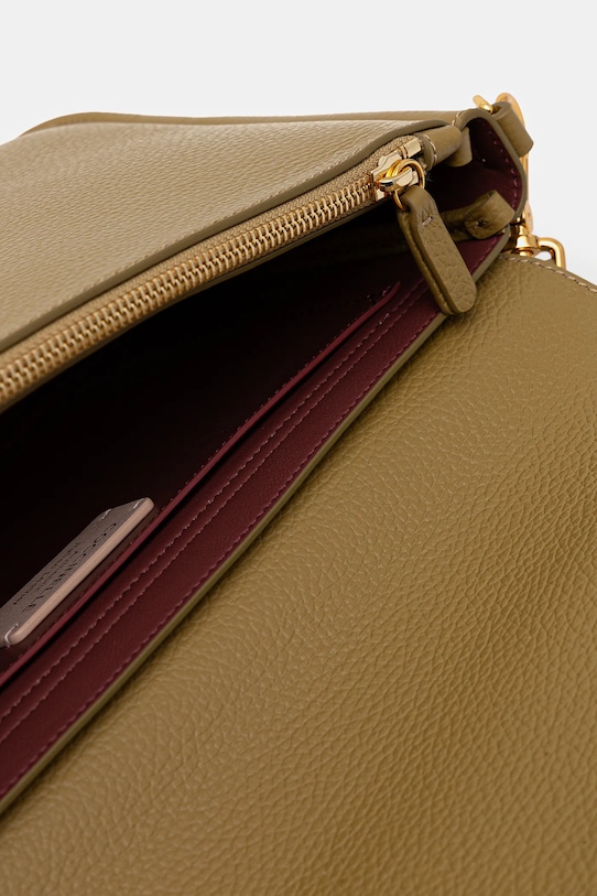 Coccinelle torebka skórzana C-ME LOCK E1.U4K.12.01.01 zielony