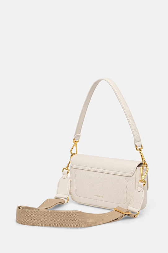 Akcesoria Coccinelle torebka skórzana C-ME LOCK E1.U4K.12.02.01 beżowy