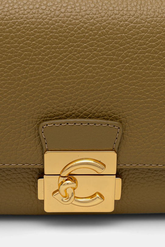 Coccinelle torebka skórzana C-ME LOCK E1.U4K.12.02.01 zielony