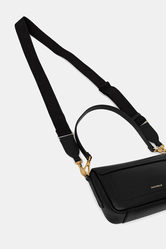 Akcesoria Coccinelle torebka skórzana C-ME LOCK E1.U4K.12.02.01 czarny