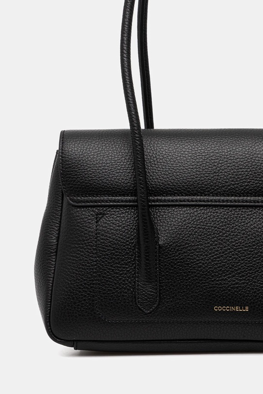 Coccinelle torebka skórzana C-ME LOCK czarny E1.U4K.12.03.01
